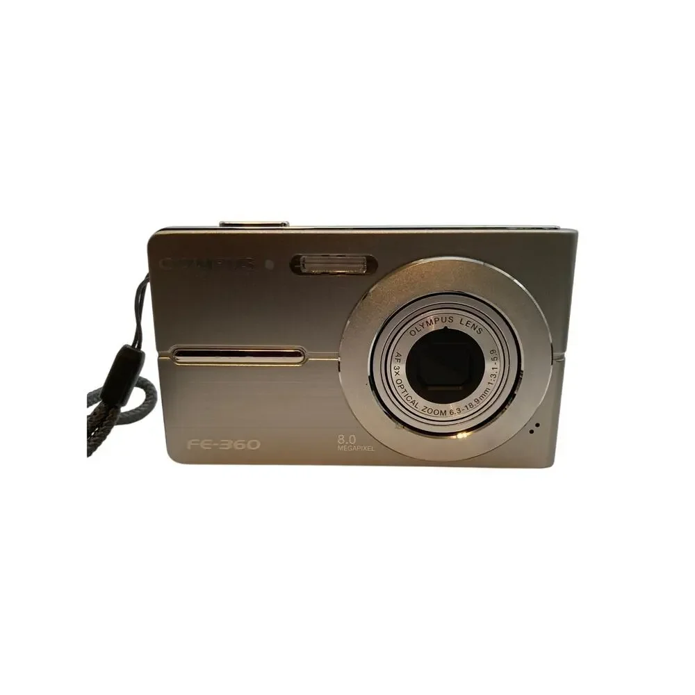 Olympus FE-360 8.0MP Digital Camera Silver PLEASE READ! Untested